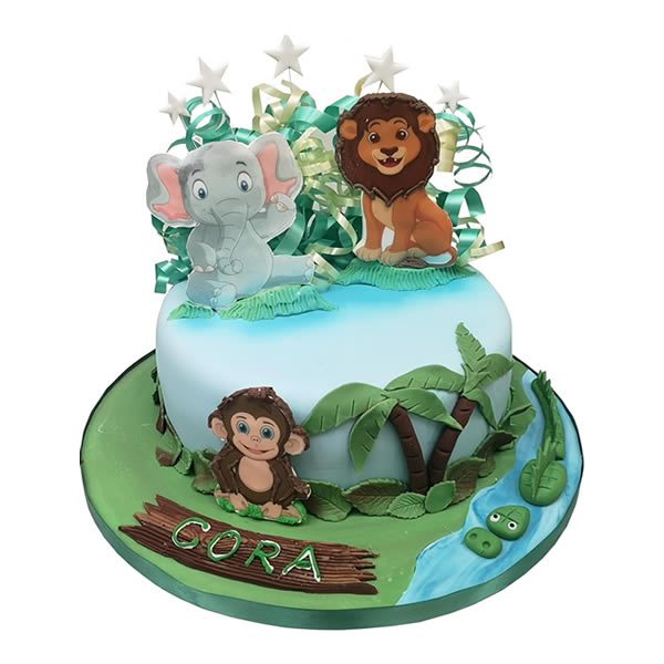 Jungle Birthday Cake